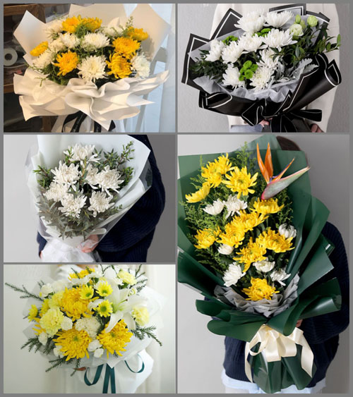 上海松江区方松街道新陈家村白事花束代送